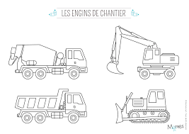 Coloriage Camion Coloriage Camion Engin De Chantier Coloriage