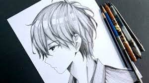 When drawing the side view of the boy's head avoid drawing lips for the initial sketch. How To Draw Anime Boy In Side View Anime Drawing Tutorial For Beginners Youtube