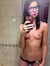 Cute skinny teen filmed masturbating. Emo Teen With Slim Body And Glasses Taking A Topless Selfie Hotmirrorpics Com