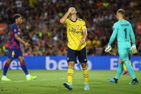 The dismissal still wrangles with arsenal supporters, after their star striker was sent off for taking a shot after the referee had blown his whistle inside the camp nou. Barcelona 2 1 Arsenal Report Ratings Reaction As Barca Fight Back To Win Joan Gamper Trophy Sports Illustrated