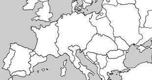 Blank Outline Map Of Late Medieval Europe Map Activities Europe Map Europe Map Printable