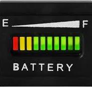 Yooreal LED 36V Battery Indicator Battery Monitor for Lead Acid Battery  (Not Included Trojan Type) Powered Club Car Travel Trailer Forklift  Scrubber ...