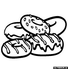 Color online with this game to color food coloring pages and you will be able to share and to create your own gallery online. Printable Donut Coloring Pages Free Image Download