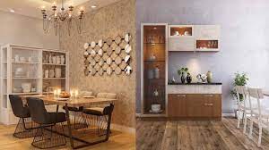 It can easily store the same number of books and decorations as a regular open shelf. Crockery Unit Designs Kitchen Crockery Cabinet Designs Dining Room Cabinet Design Youtube