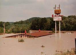 Knights Inn August 1980 I Remember This We Were Out Of Town Came Back To Find Half Of It Under Water Cambridge Ohio Ohio Deer Creek