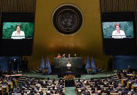 Dilma rousseff former president of brazil speaks on the subject of social rights in south america to the students of graduate institute in genveva. Brazil S Dilma Rousseff At U N Climate Ceremony Assails Coup Mongers The New York Times