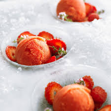 Sorbet A La Fraise Recettes Recette Dessert Leger Recette Sorbet Sorbet A La Fraise