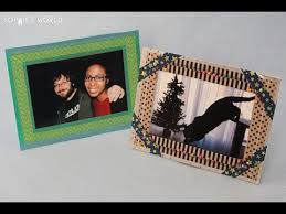 This versatile tape tears off easily, sticks immediately and peels off without leaving a trace. How To Make A Washi Tape Photo Frame Sophie S World Youtube