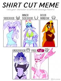 Shirt Cut Meme by SunnyMoutonNoir -- Fur Affinity [dot] net