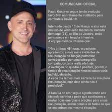 Mostra sinais discretos de interação. Paulo Gustavo Publicaciones Facebook