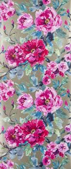 Designers Guild Shanghai Garden Wallpaper Floral Wallpaper Flower Wallpaper Pink Floral Wallpaper
