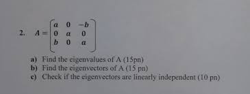 Let a be a square matrix of order n and one of its eigenvalues. Finding Eigenvalues And Eigenvectors Of 3x3 Matrix Mathematics Stack Exchange