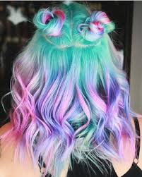 Unicorn Cool Hair Color Mermaid Hair Color Rainbow Hair Color