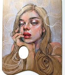 I Ve Wanted To Draw Alishanesvat And Her Eyebrows For The Longest Time I Don T Think I Could Possibly Do Those Beauties Just Digital Drawing Illustration Art