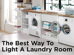 Light up your laundry room. The Best Way To Light A Laundry Room 1000bulbs Com Blog