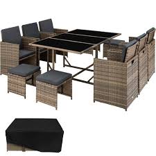Et si vous fabriquiez un bar extérieur avec tables et chaises en palettes pour votre jardin ? Salon De Jardin 8 10 Personnes Cdiscount