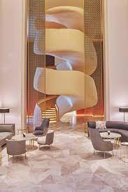 First Look Four Seasons Hotel Kuwait Contemporary Interior Design Hotel Interior Design Modern Interior Design