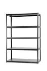 Adjustable 5-Shelf Steel & Wood Storage Rack / Shelving Unit, 36 x 16 x 72-in Mastercraft