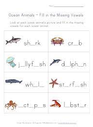 Ocean Animals Worksheets For Kids Spelling For Kids Spelling Worksheets Kindergarten Spelling