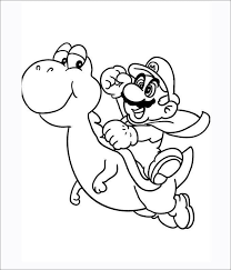 The simpler pictures help preschoolers learn color recognition and develop motor skills in a fun way. Mario Coloring Pages Free Coloring Pages Free Premium Templates