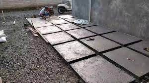 Harga keramik lantai untuk garasi mobil keramik bertekstur kasar yang biasanya digunakan untuk keramik garasi, lantai granit, dan lain sebagainya sudah merupakan material yang umum. Lantai Garasi Carport Minimalis Kotak Kotak Squared Pattern Youtube