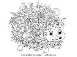 They're shy and tame and might stay balled up all day. Zentangle Hedgehog Coloring Pages Novocom Top