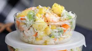 Salade Hawaienne Facile Et Pas Cher Recette Sur Cuisine Actuelle Cuisinefacileoriginale Hawaiian Salad Recipes Healthy Recipes Healty Food
