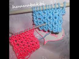 Farkli Sislerle Lastik Ornek Calisiyoruz Youtube Crochet Crochet Necklace Knitting Stitches