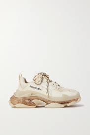 Express delivery and free returns. Off White Triple S Clear Sole Logo Embroidered Leather Nubuck And Mesh Sneakers Balenciaga Net A Porter
