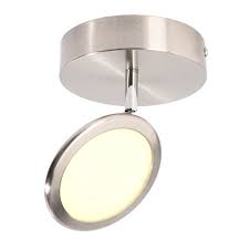 Oeegoo led deckenleuchte dimmbar mit fernbedienung, 24w 1680lm deckenlampe dimmbar, flimmerfrei wohnzimmerlampe schlafzimmerlampe kinderzimmerlampe. Led Deckenstrahler Silber Geburstet Botein 1 Flammig 5w Dimmbar Warmw 22 60