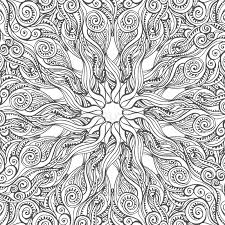 Here are complex coloring pages for adults of animals. Mandala Vector Card On White Background Coloring Book Page For Adults And Kids Children And Animals Black And White Stock Vector Illustration Of Decoration Adult 76281297
