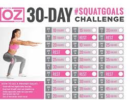 Dr Oz 30 Day Squat Challenge Squat Challenge 30 Day Squat Challenge 30 Day Squat