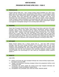 Kertas kerja program motivasi kecemerlangan tahun 6 tarikh : Powerpoint Motivasi Pelajar Tahun 6 Cute766