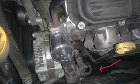 where is the evap leak detection pump pressure switch in the chrysler town country 2003 where is the evap leak detection pump