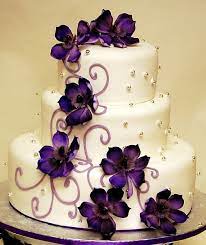 Another Cake Idea Purple Wedding Cakes Wedding Cakes Dark Purple Wedding