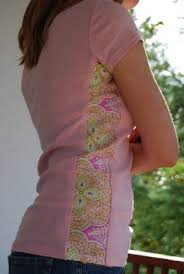 In this tutorial i make my tight dropkick murphys shirt bigger and better fitting by using lace. Side Panel Shirt Refashion A Tutorial Crafterhours Refashion Clothes Shirt Refashion Diy Clothes