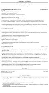 Junior Systems Engineer Resume Sample Mintresume