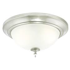 Westinghouse Harwell 2 Light Brushed Nickel Flush Mount 6305600 The Home Depot Frosted Glass Ceiling Fixtures Light