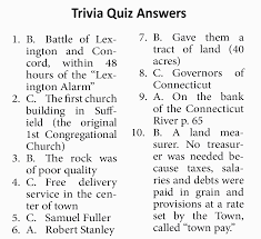 Think you know a lot about halloween? 350th Anniversary Trivia Quiz The Suffield Observer