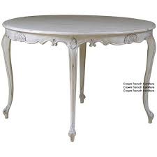 Louis Antique White Round Dining Table French Dining Tables White Round Dining Table Round Table Chairs
