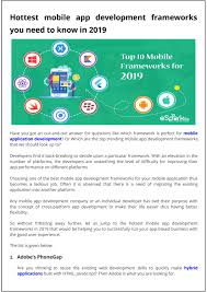 In this digital age, all consumers want quick information and the best mobile app experience introductiondeveloping a mobile application that fits your budget in economic terms can be a tedious task. Mobile App Development Frameworks By Esparkbiz Issuu