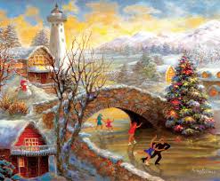 Joyous Season 1000 Pieces Sunsout Puzzle Warehouse Christmas Jigsaw Puzzles Beautiful Christmas Scenes Christmas Scenes