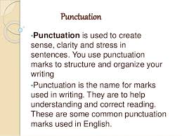 Punctuation Assignment