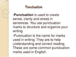 punctuation assignment