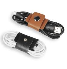 A personalised cable clip, with a custom name, makes the perfect gift for that one person you never know quite what to buy! Bubm 2 Pcs Leather Magnetic Button Earphone Usb Cable Clip Accessory Organized Holder