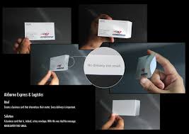 Despite the increasing dominance of online. Adeevee Only Selected Creativity Airborne Express Logistics Business Card