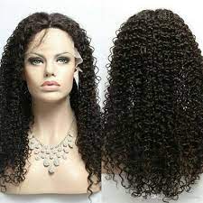 Curly afro wig with bangs shoulder length wig curly black wig afro kinkys curly hair wigs synthetic heat resistant wig curly full wigs for black women (black) 3.5 out of 5 stars 5,045. Black Curly Hair Wig For Personal And Parlour Rs 2500 Piece Saravanavel Enterprise Id 19275519148