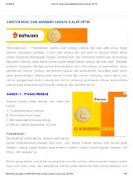 Maybe you would like to learn more about one of these? Contoh Soal Dan Jawaban Cahaya Alat Optik