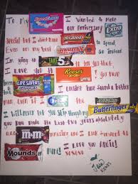 Birthday Poster Board Ideas With Candy Cute Valentines Anniversary Ideas With Candy Bars And Poster Board Birthday Candy Birthday Poster Diy Birthday Cards For Him
