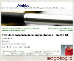 Test Di Conoscenza Della Lingua Italiana Livello B1 Adgblog